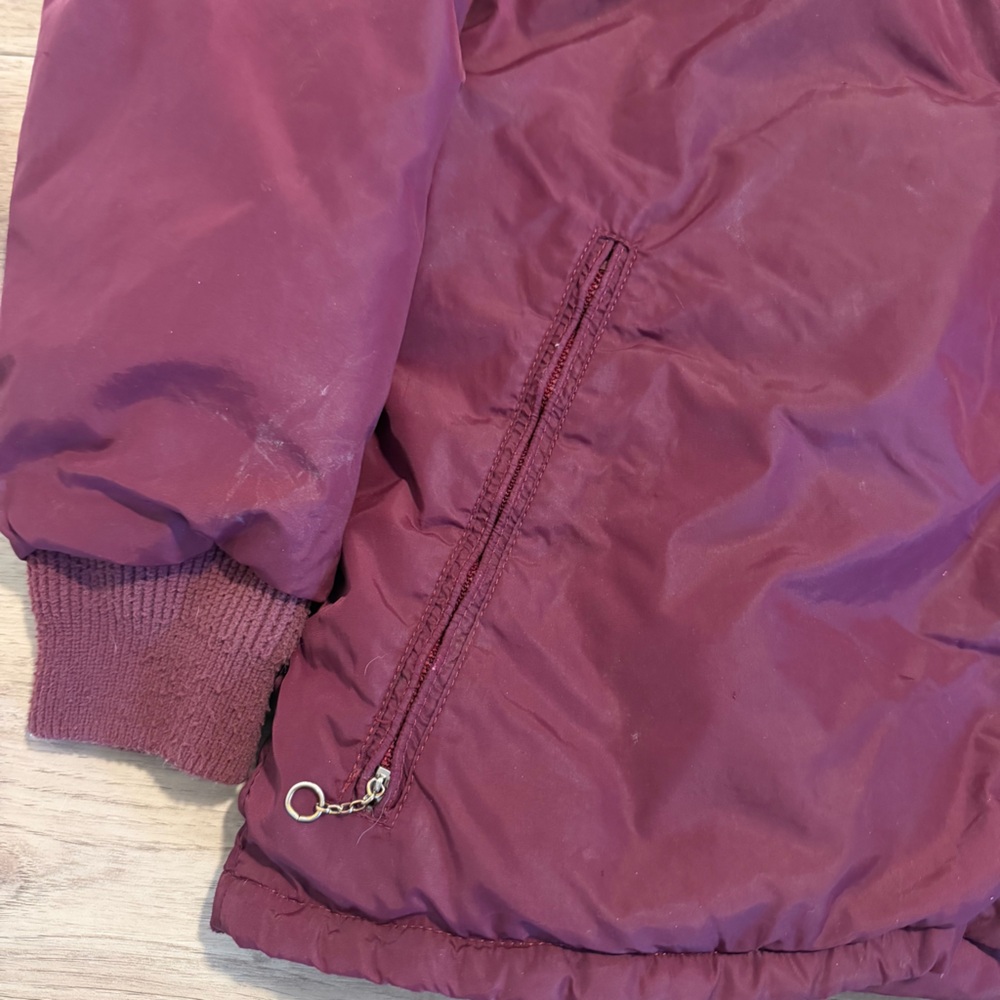 VTG 60s Gerry Boulder Colorado Hooded Puffer Jacket Maroon Men’s Medium - Large - Picture 3 of 16
